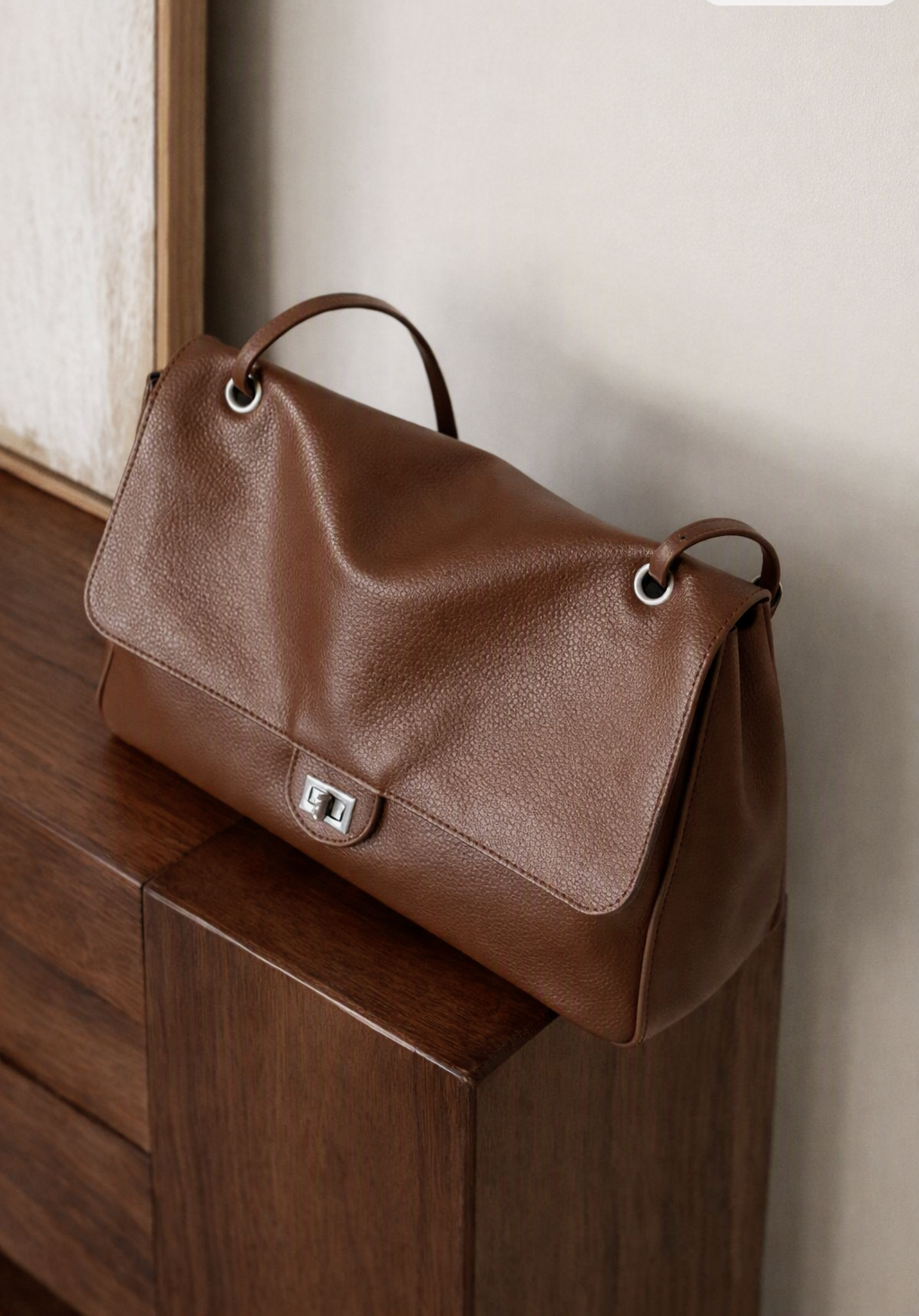 <h2>Miriam Crossbody Leather Shopper Bag</h2>