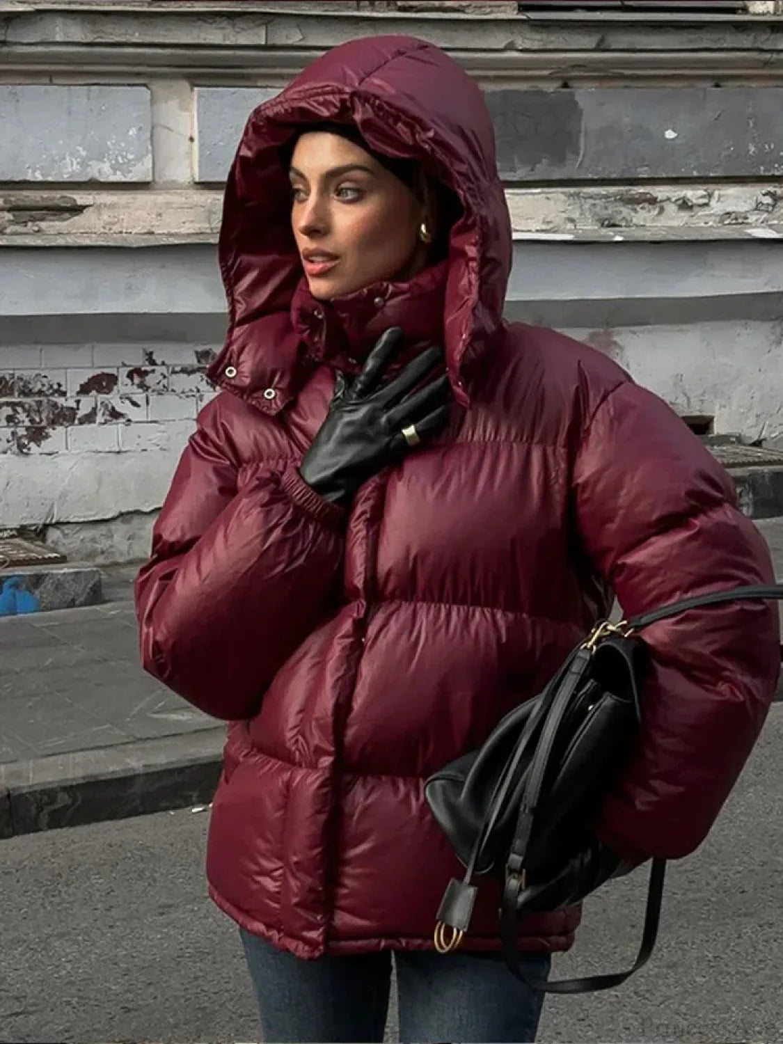 Demi Hooded Padded Parka Coat 0