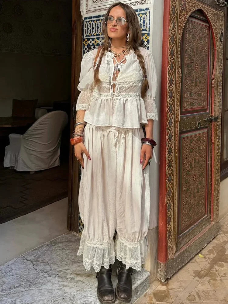 Sophia krajkový lucernový overal