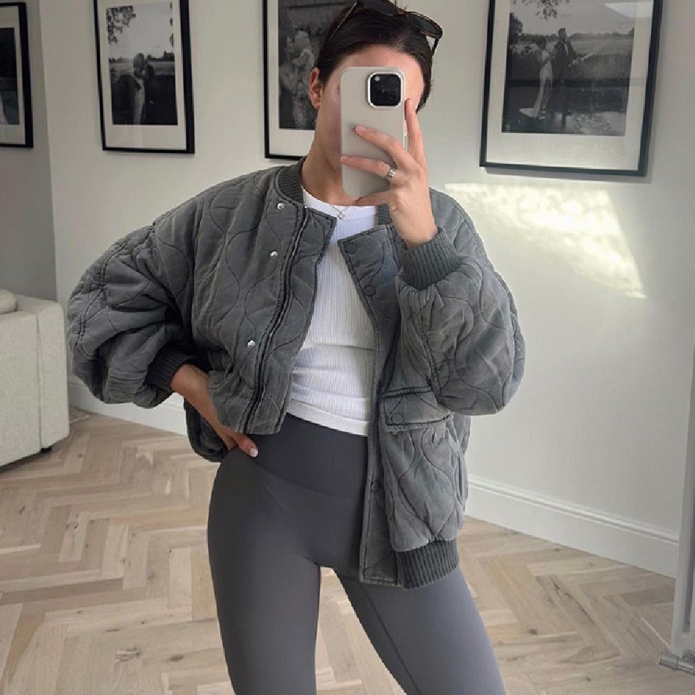 Soera Salma Padded Bomber Jacket 