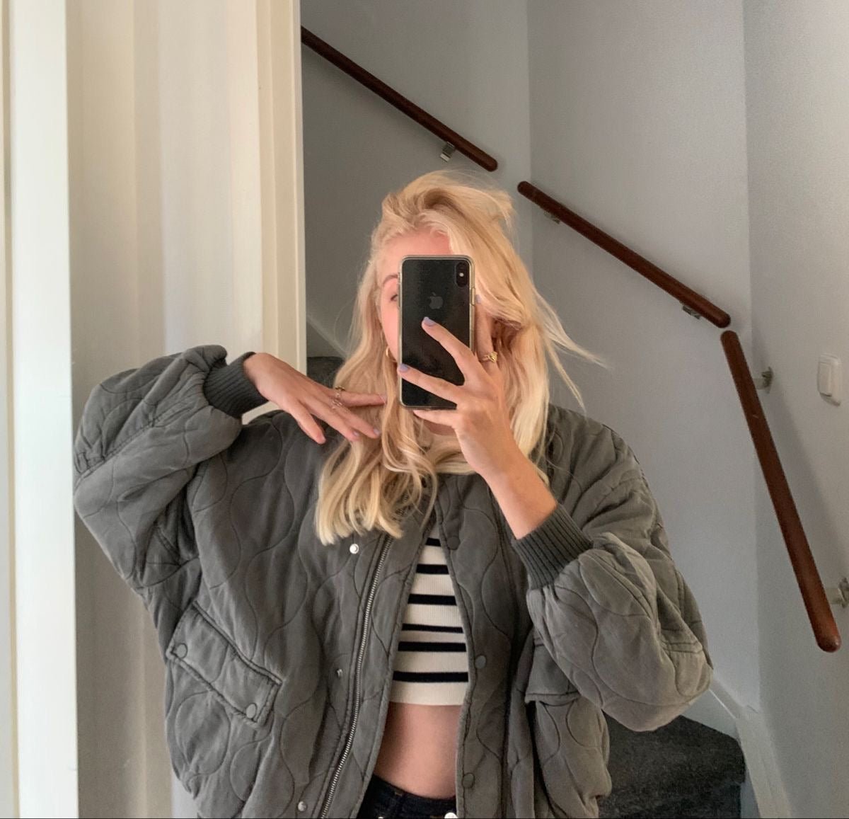 Soera Salma Padded Bomber Jacket 