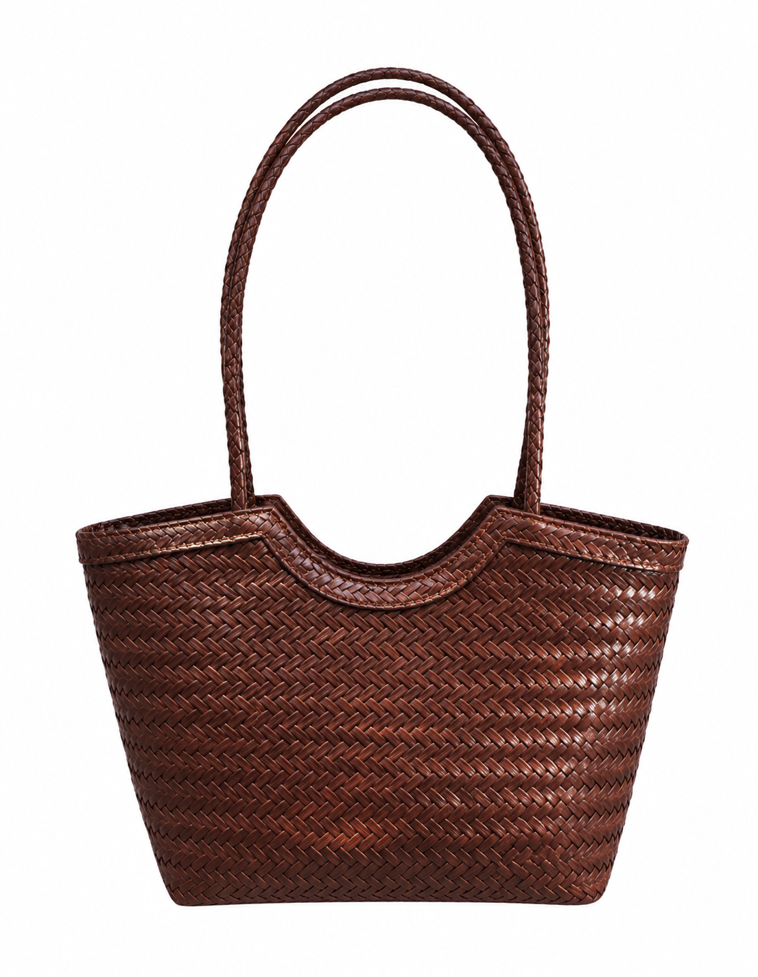Rica Geflochtene Tasche aus Kunstleder