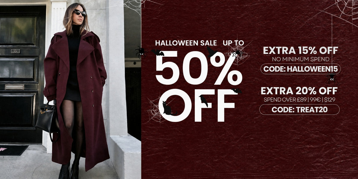 Halloween Sale: up to 50% off, extra 15% or 20% with code
