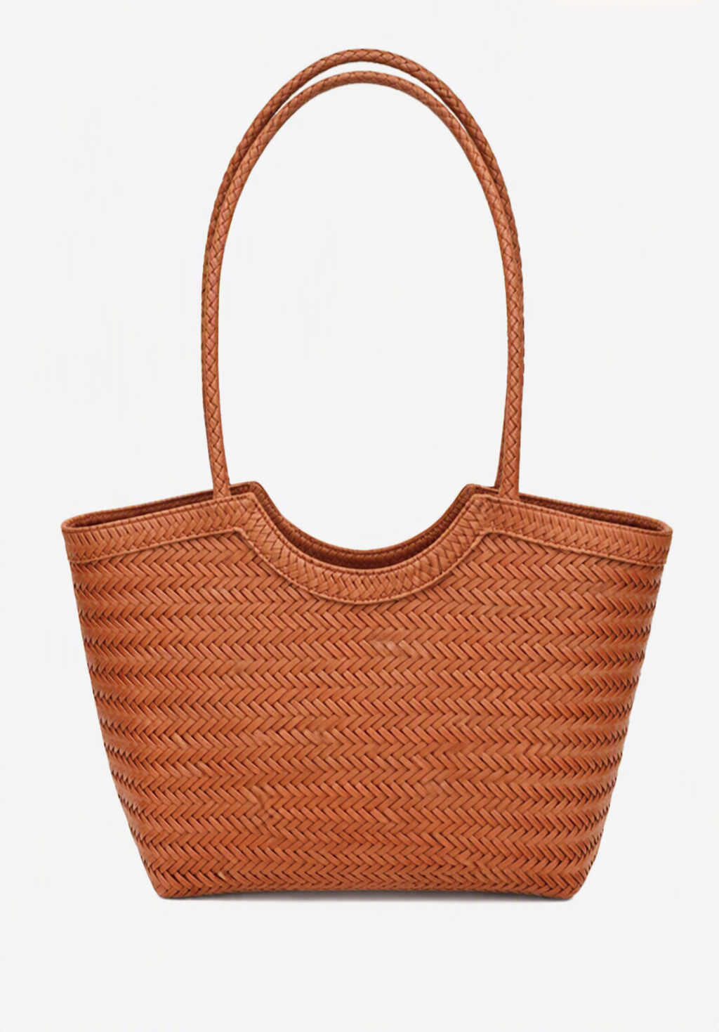 Rica Geflochtene Tasche aus Kunstleder