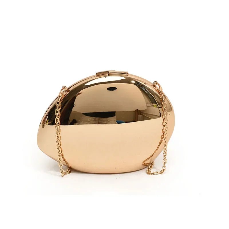 SOERA Celeste Shell Shape Evening Clutch - Bag -  Gold