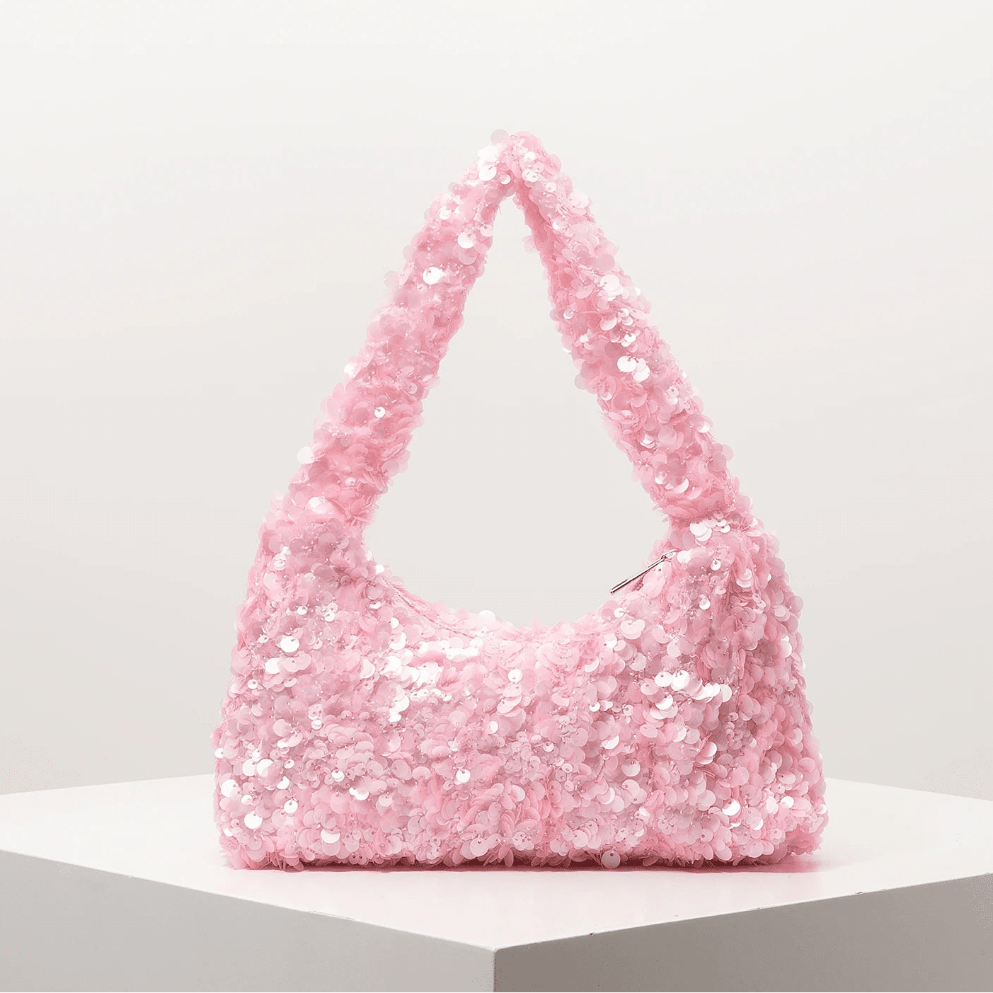 SOERA Sophia Sequin Evening Shoulder Bag - Bag -  Beige