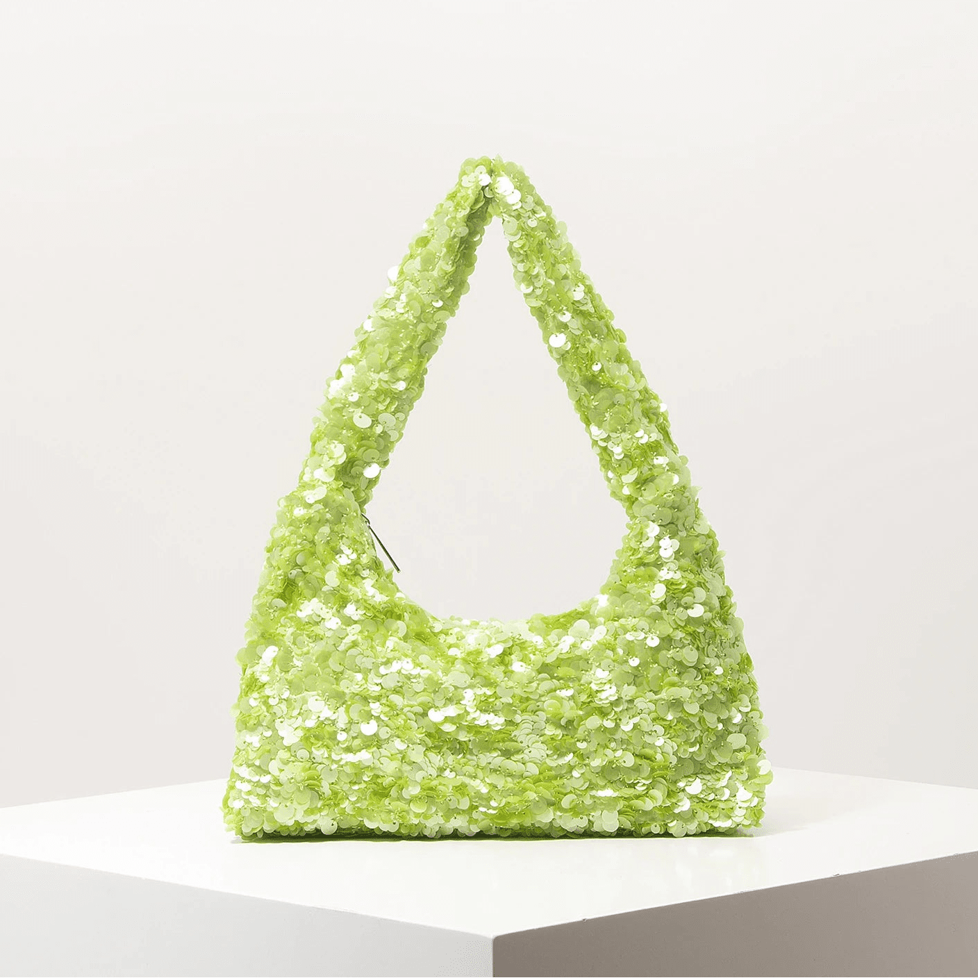 SOERA Sophia Sequin Evening Shoulder Bag - Bag -  Beige