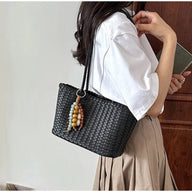 SOERA Sophie 밀짚 우브 토트백