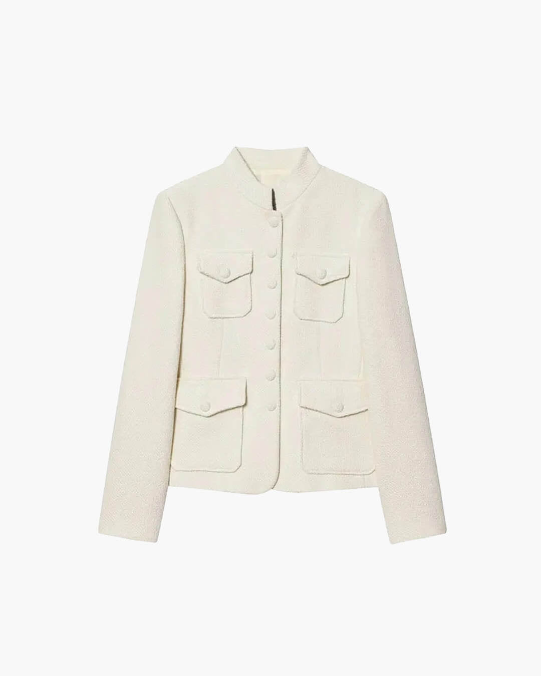 SOERA Fiona Stand Collar Flap Pockets Blazer - Blazer - SOERA-353795-ASP-S-94755 S