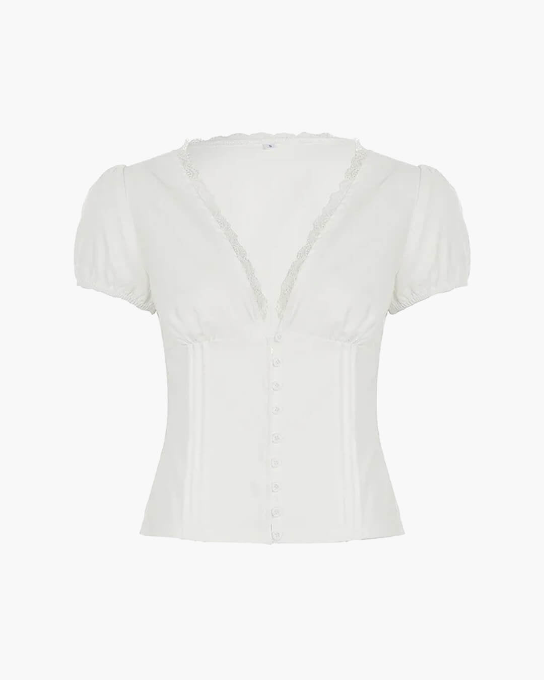SOERA Mica Plunged Neck Blouse - Blouses - 1005009006932027-;ex1775377923787118587 L