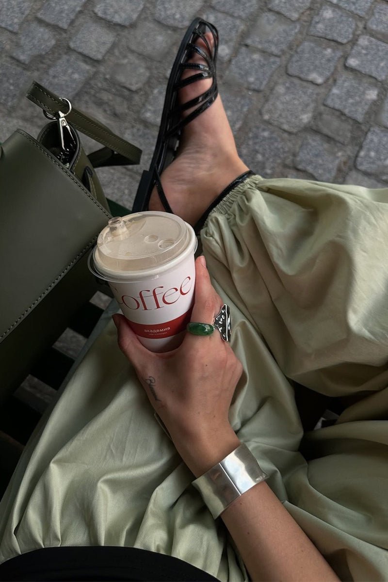 SOERA Inga Elastic Waist Baggy Pants - Bottoms -  Saige Green M