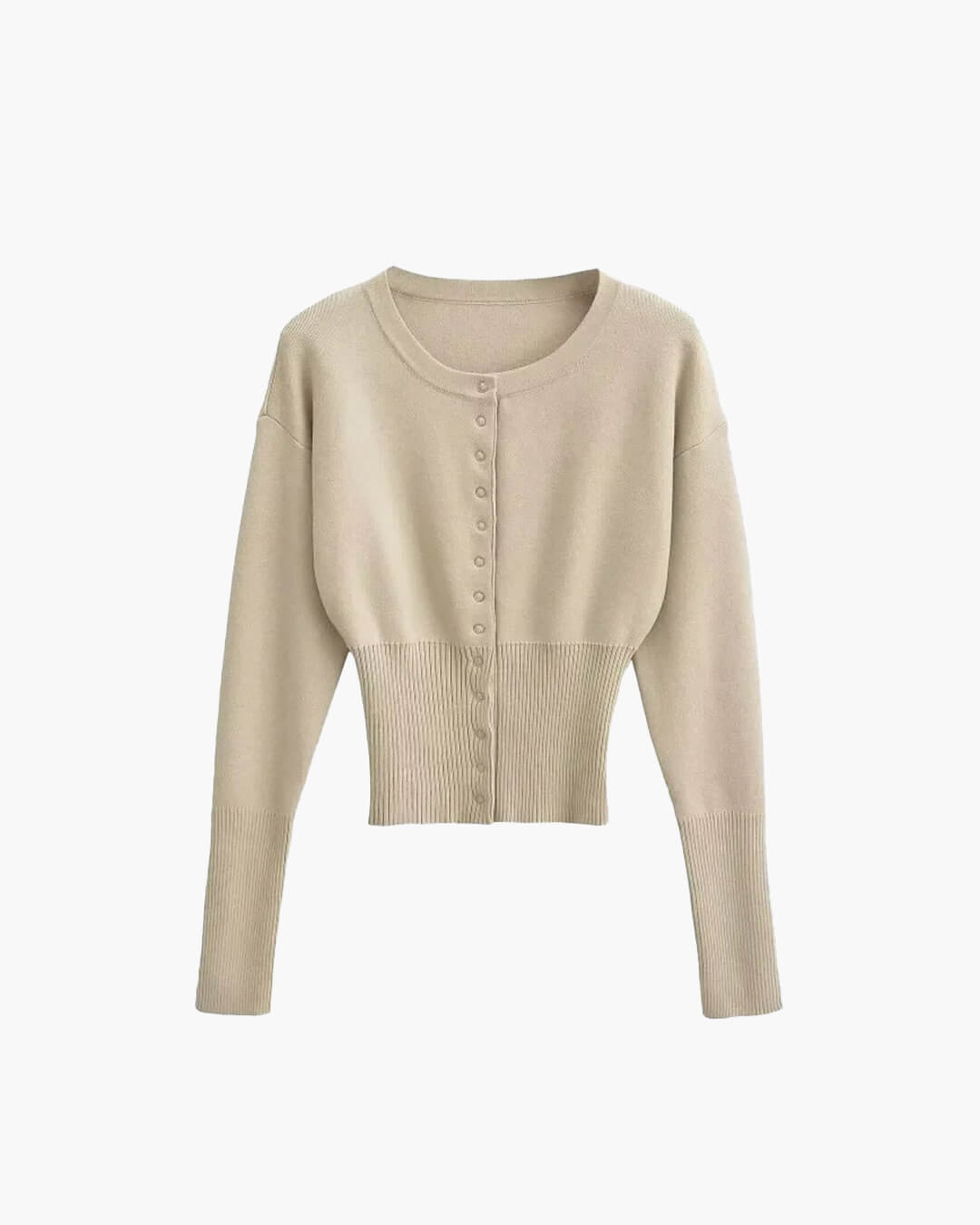 SOERA Eunice Knitted Jacket - Cardigans -  Beige S