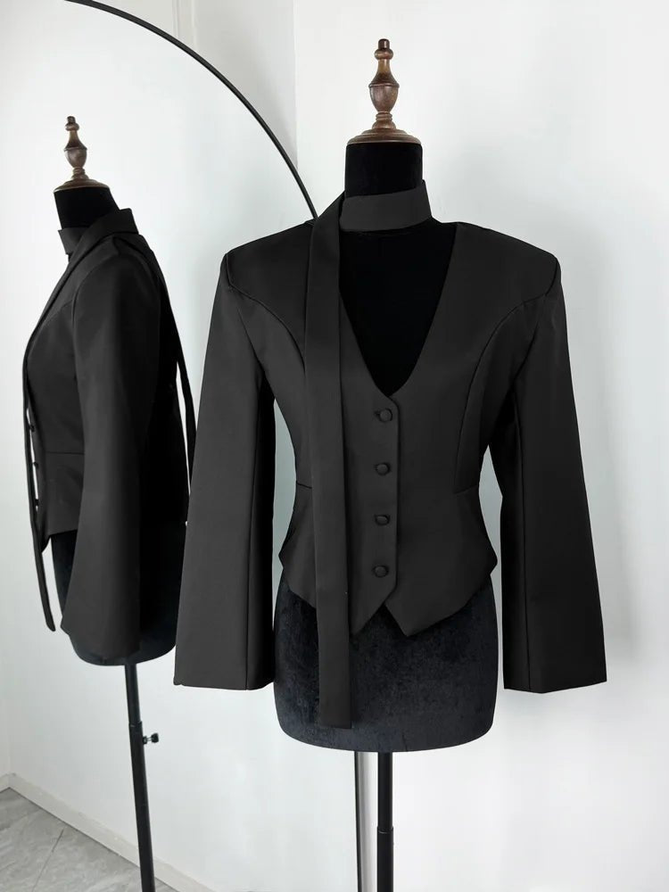SOERA Angelina Blazer - Coats & Jackets - 1005010034759358-;TZ1774012026330569181 Black S
