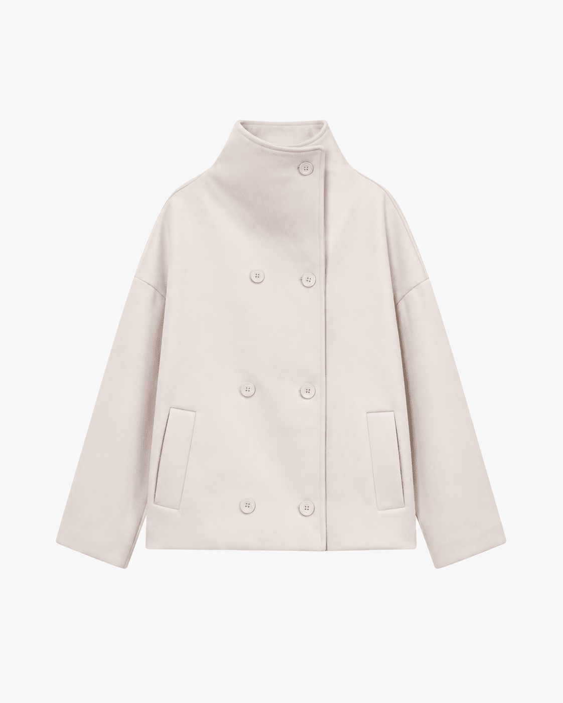 SOERA Clarissa Jacket with Stand Collar - Coats & Jackets - SOERA-800579-BEI-S-14179 Light Beige S