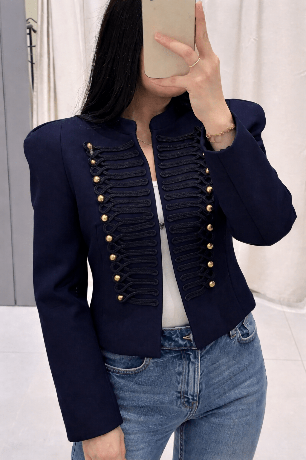 SOERA Nadya Stand Collar Napoleon Jacket - Coats & Jackets - 1005010480314074-;Io1774621553170144764 M