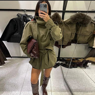 Sophia vöödiga trench'i mantel