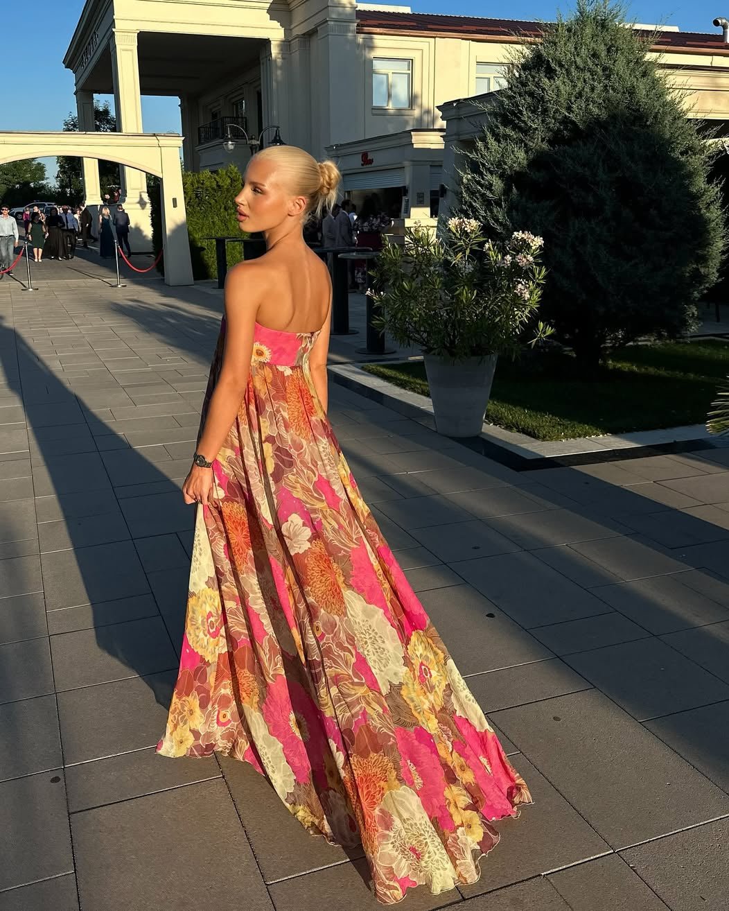 SOERA Amaya Floral Strapless Maxi Dress - Dress - SOERA-352963-MUL-S-39811 Multicolor S