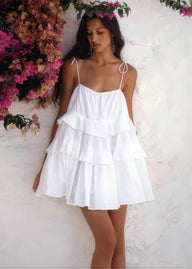 Kaira Stufen-Volant-Sommerkleid