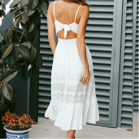 SOERA Elena Sleeveless Bohemian Long Sundress - Dress -  XS