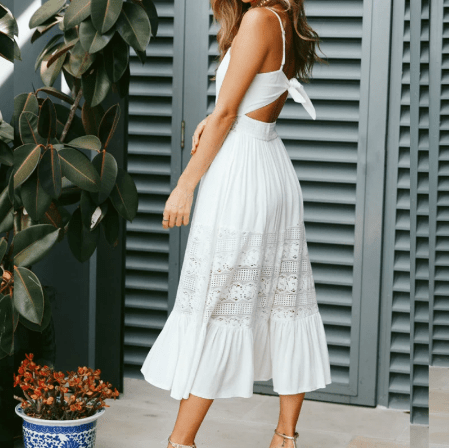 SOERA Elena Sleeveless Bohemian Long Sundress - Dress -  XS