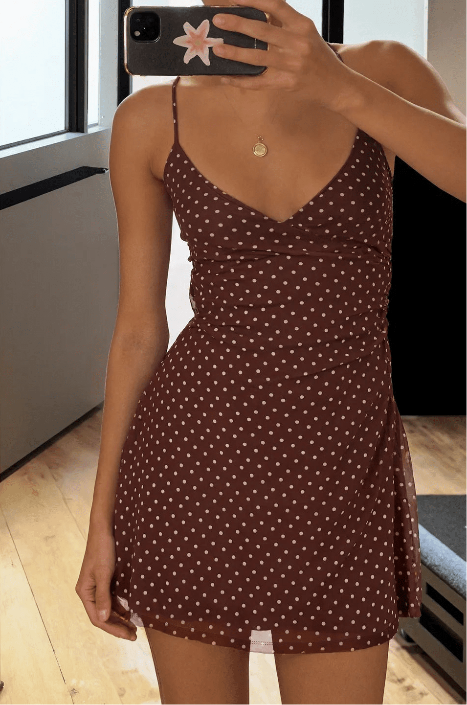 SOERA Nayeli Sleeveless Summer Dress - Dress -  Brown L