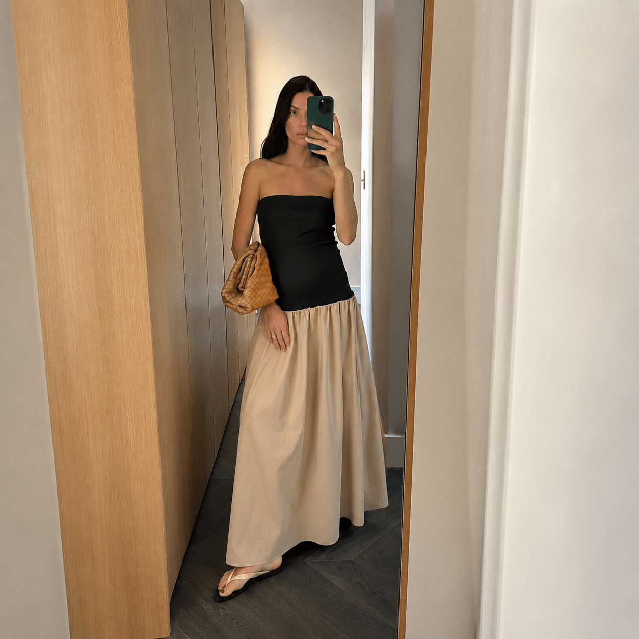 SOERA Sienna Contrast Honor Maxi Dress - Dress - SOERA-284739-NEG-L-17539 L