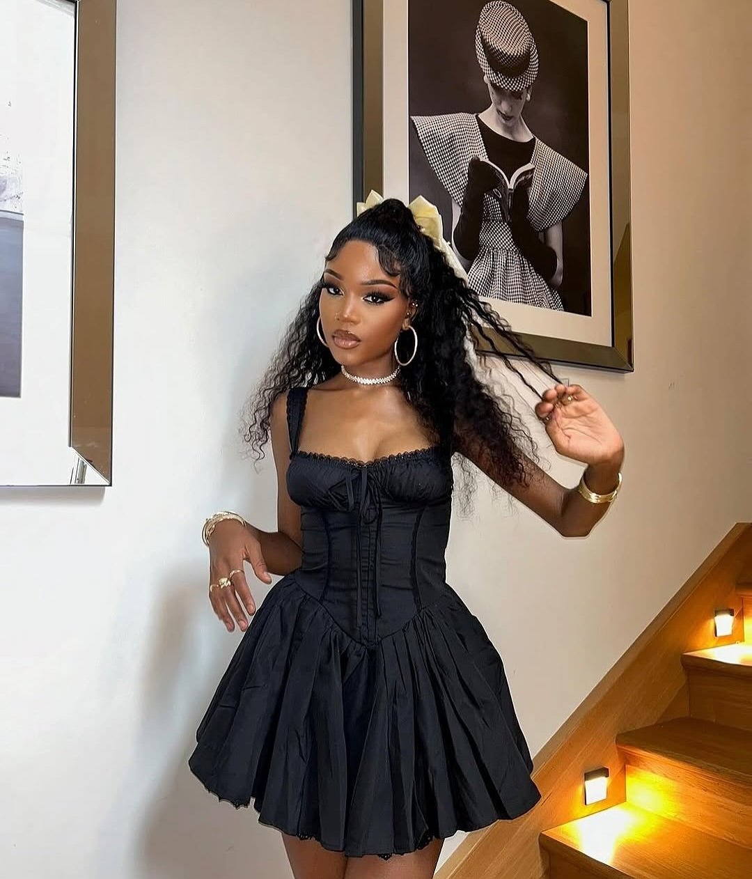 SOERA Valentina Corset Dress - Dress -  Black M