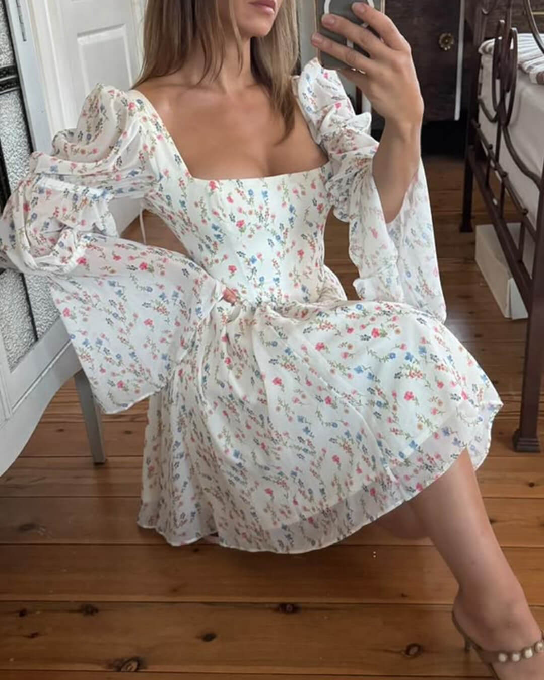 SOERA Bianca Off-Shoulder Ruffled Mini Dress - Dresses -  White S