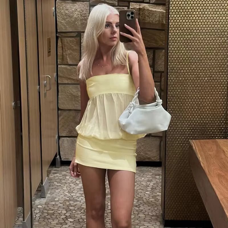 off shoulder mesh mini dress Flare Cuffs Off Shoulder Mesh Mini Dress