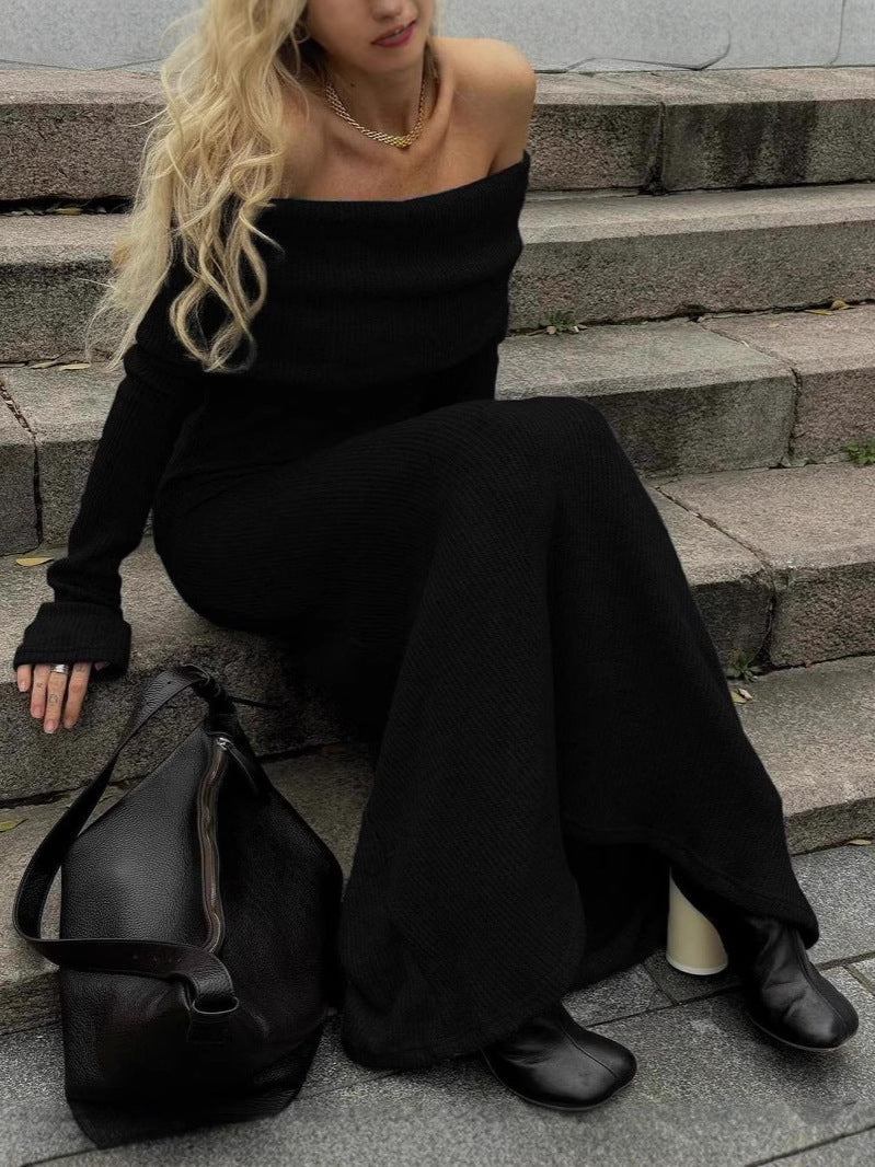 pullover knit dresses Knitted Sweater Dress