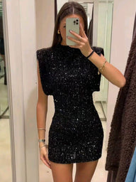 Mini šaty Gillian Glitter