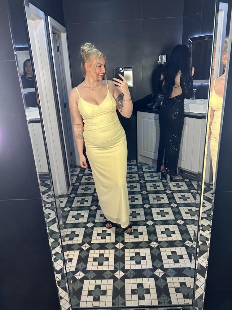 SOERA Janet V Neck Strap Maxi Dress - Dresses - 1005009046766312-;fa1771345061563236768 Yellow S