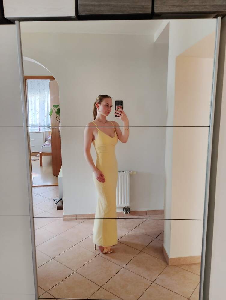 SOERA Janet V Neck Strap Maxi Dress - Dresses - 1005009046766312-;fa1771345061563236768 Yellow S