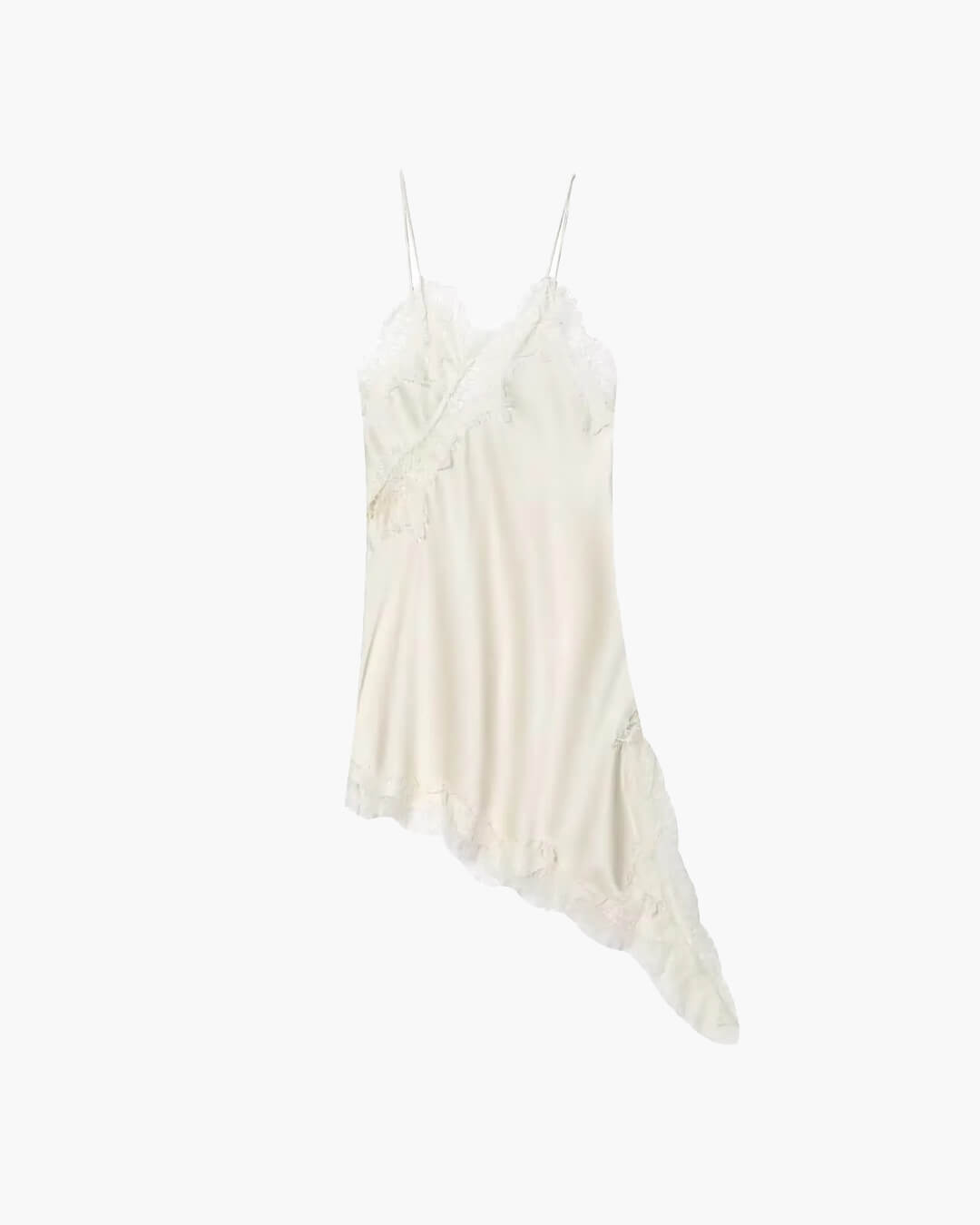 Kara Asymmetric Satin Mini Dress in Creme, Women's Asymmetric Satin Mini Dress, Off-Shoulder Sleeveless Party Dress, SOERA Kara Asymmetric Satin Mini Dress in Creme, Women's Asymmetric Satin Mini Dress, Off-Shoulder Sleeveless Party Dress, SOERA