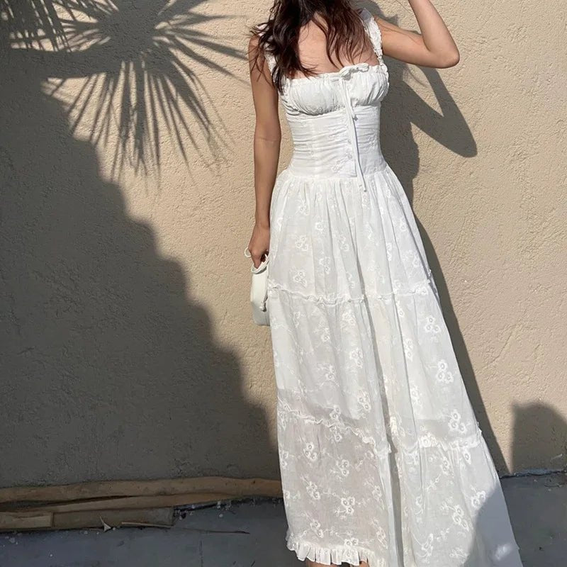 SOERA Karla Ruffle Trim Tiered Maxi Dress - Dresses - 1005007000872674-;fB1771494649314029980 S