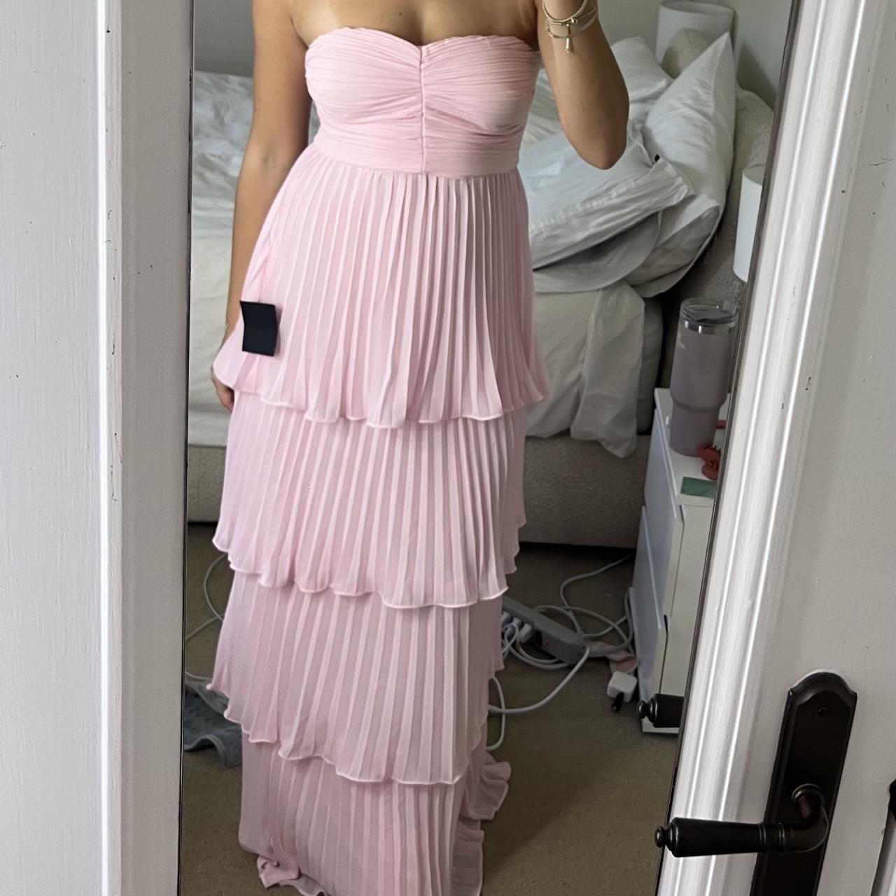 SOERA Michelle Strapless Pleated Tiered Maxi Dress - Dresses - EB1776061224045872085 M