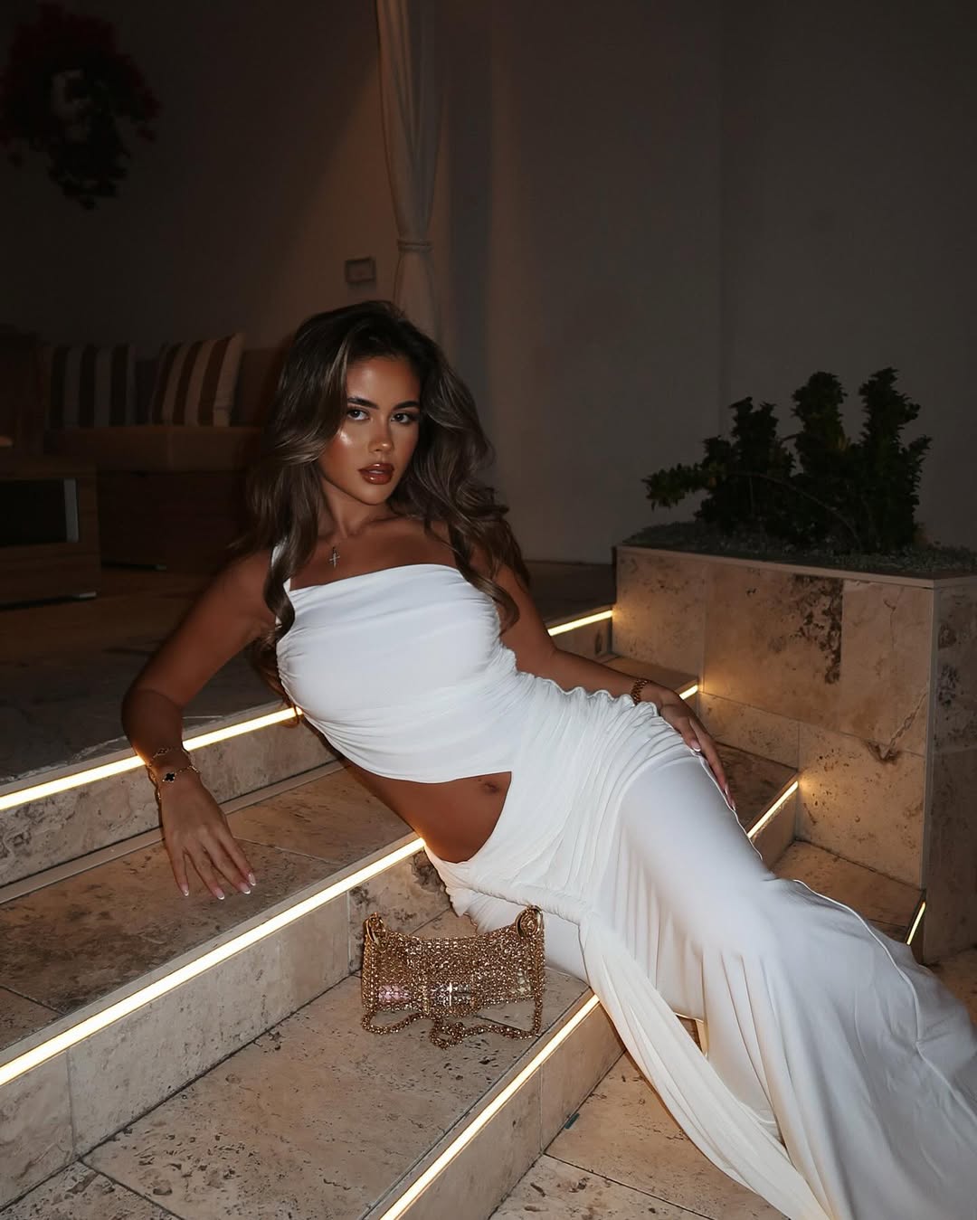 Miranel One-Shoulder Cut-Out Maxi Dress - one shoulder maxi dress for Women - cut out long dress - summer going out dress