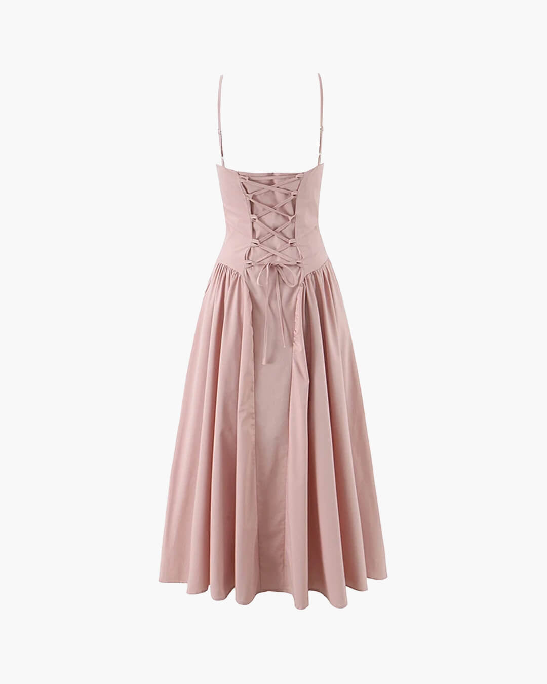 SOERA Myrna Spaghetti Strap Midi Dress - Dresses - 1005009536530102-;FW1775670887853352862 Pink S