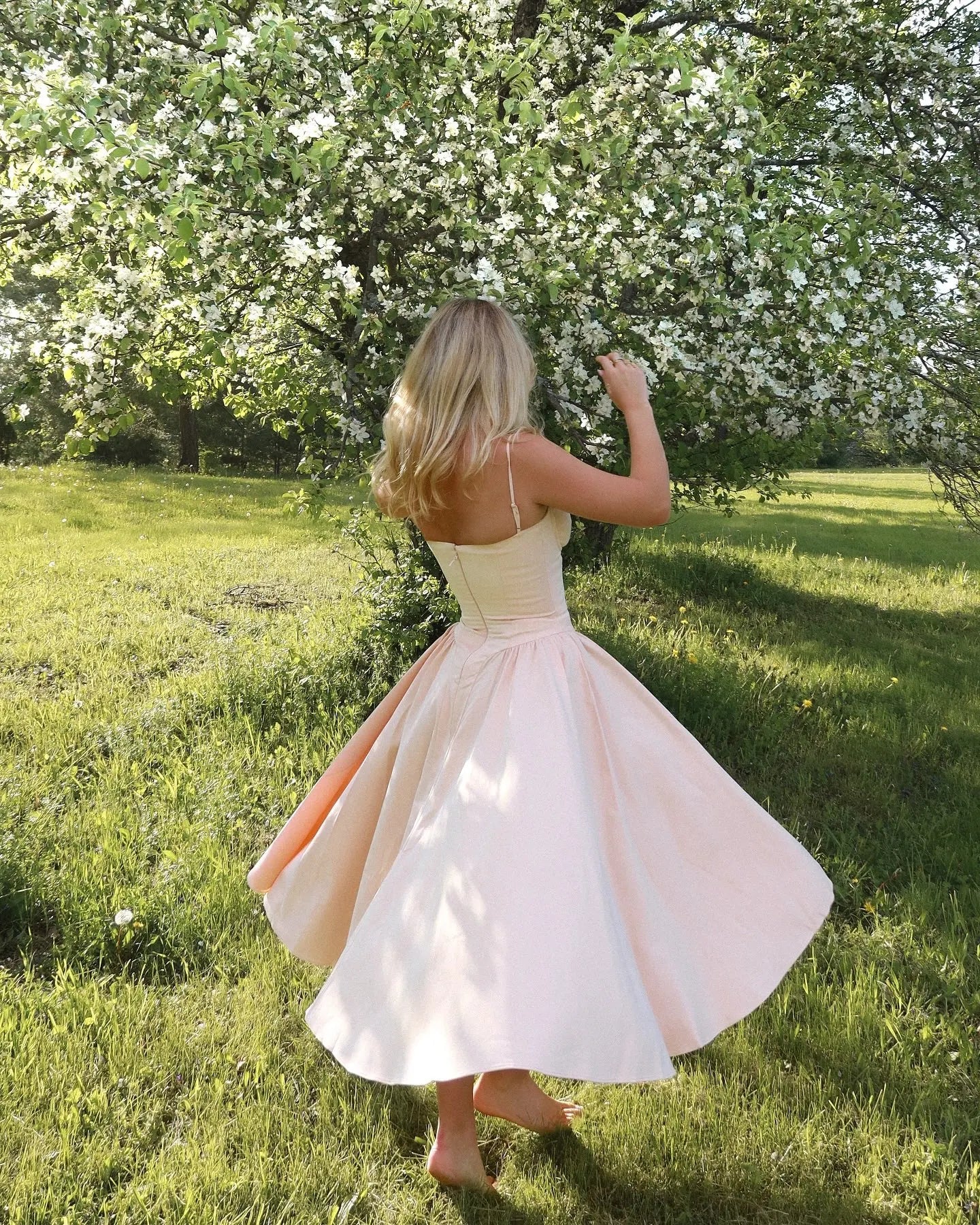 SOERA Myrna Spaghetti Strap Midi Dress - Dresses - 1005009536530102-;QB1775670887853438168 Pink M