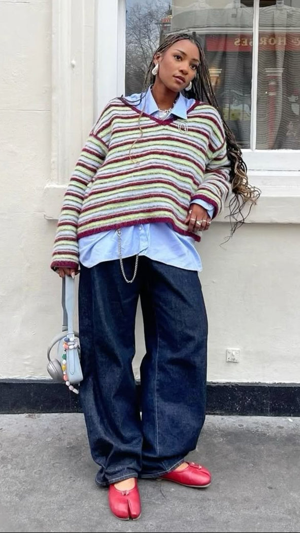 SOERA Elizabeth Split Toe Ballet Flats - Flats - 1005007476907322-;Ke1770721238662922337 Black Polka Dots 35