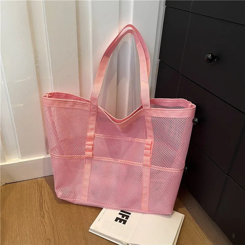 SOERA Beatrice Large Capacity Canvas Beach Tote - Handbags -  Armygreen
