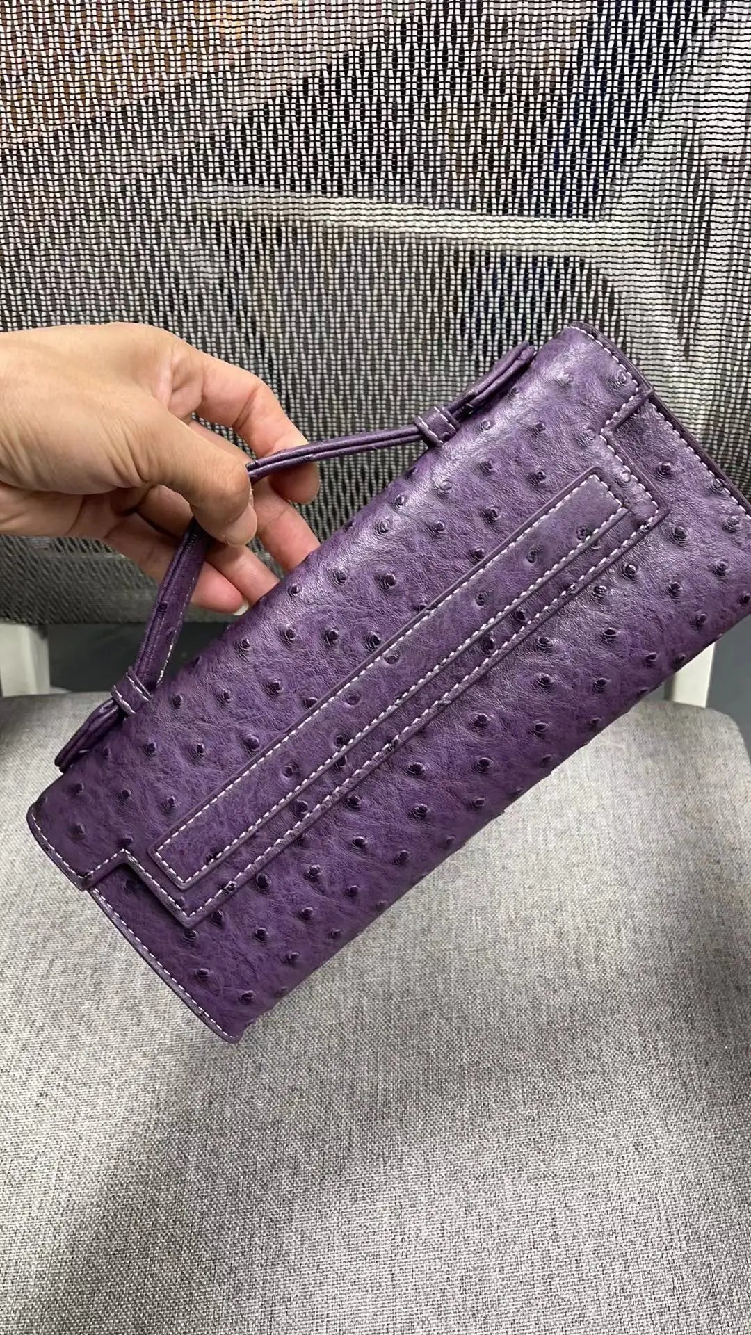 SOERA Bianca Embossed Clutch - Handbags -  Purple