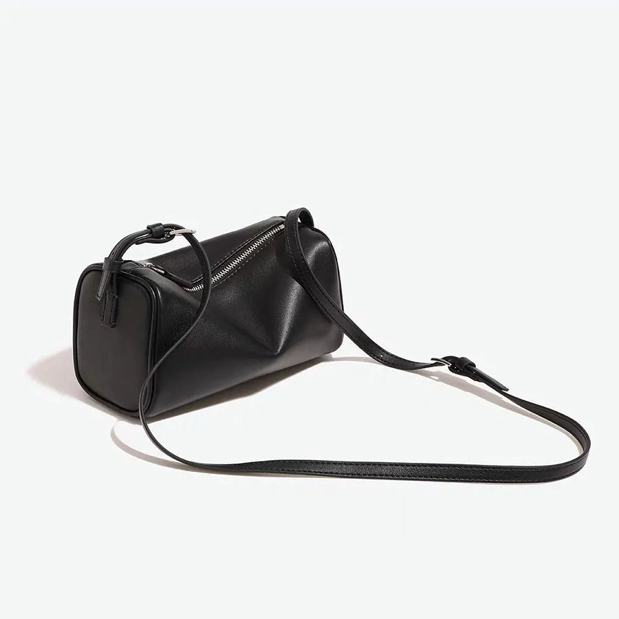 SOERA Bianca Faux Leather Crossbody Bag - Handbags -  Black
