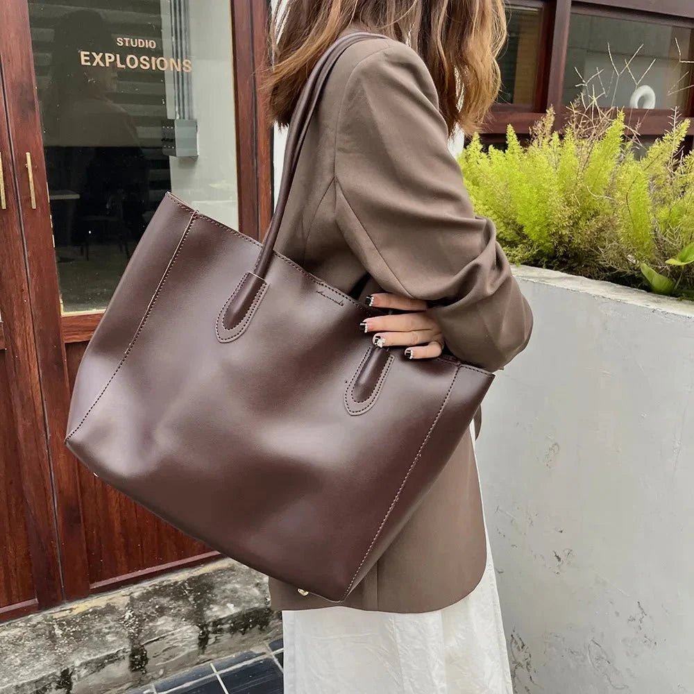 SOERA Cindy Tote Bag - Handbags - 3256806807836694-;ir1755570762866015024 Dark Brown