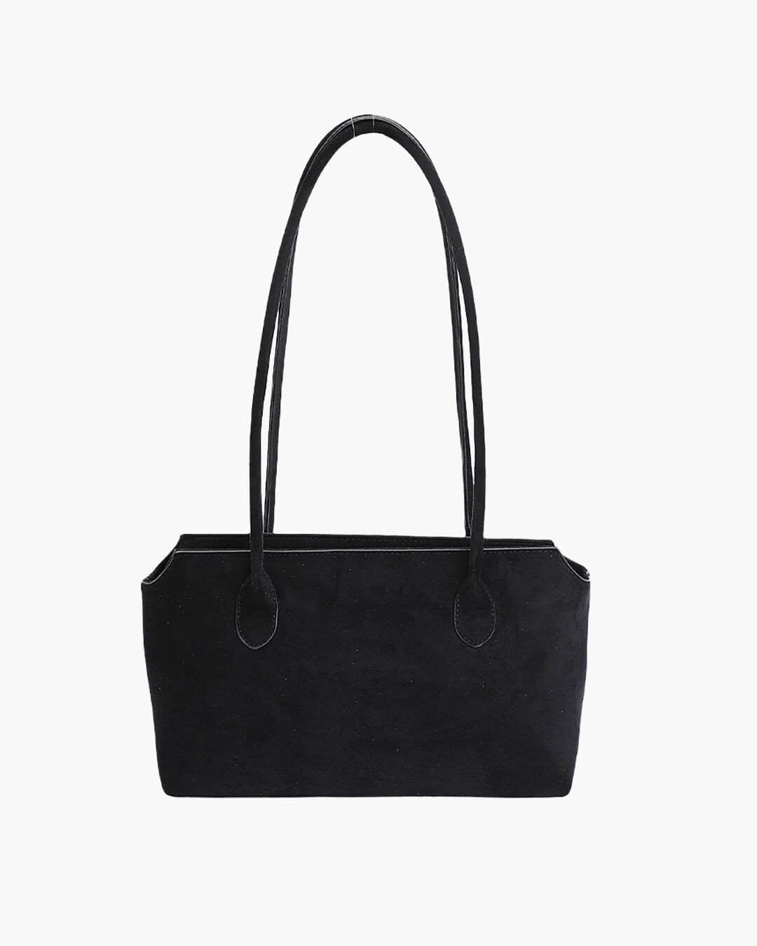 SOERA Claudine Faux Suede Shoulder Bag - for image editing - Handbags - 1005010148488406-;qe1775590141467698882 Black One Size