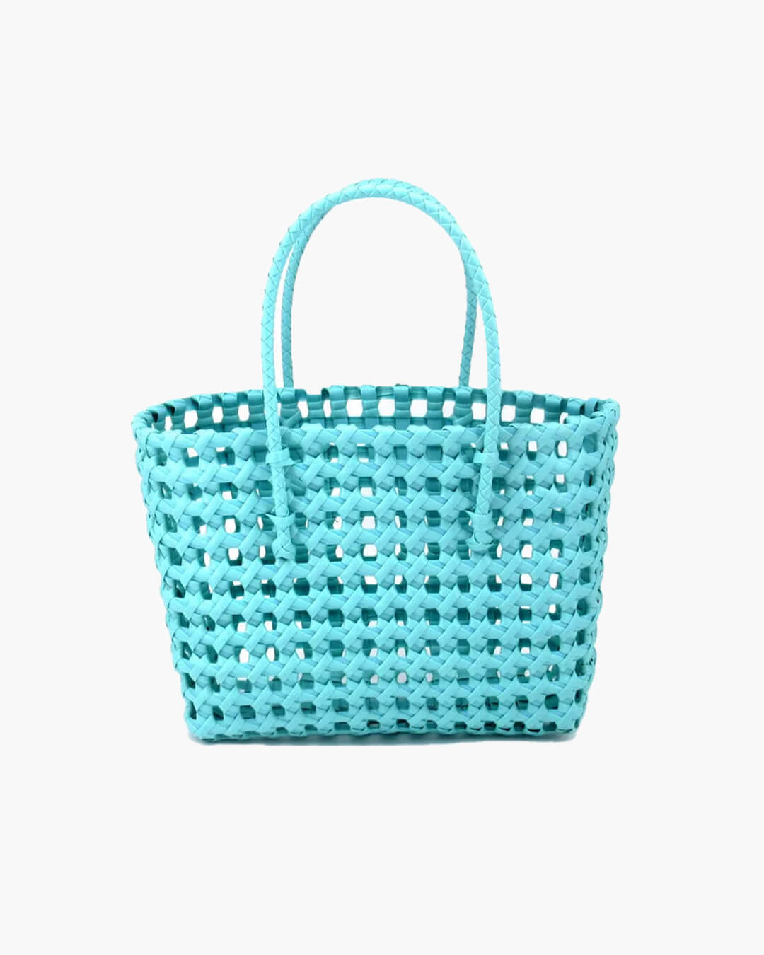 SOERA Cresta Open-Weave Tote Bag - Handbags -  Green Blue