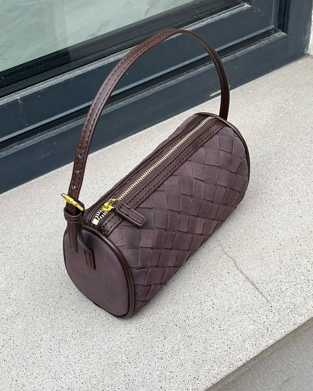 SOERA Jessica Woven Suede Bag - Handbags - Soera-Jessica-Woven-Suede-Bag-Handbag/Beige Beige Regular