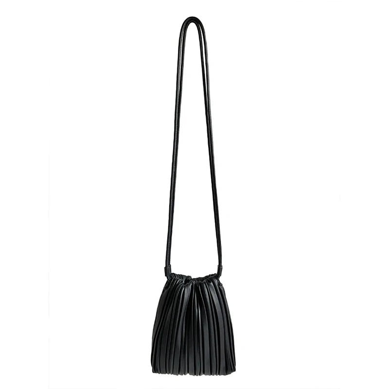 SOERA Lily Pleated Mini Crossbody Bag - Handbags -  Blue