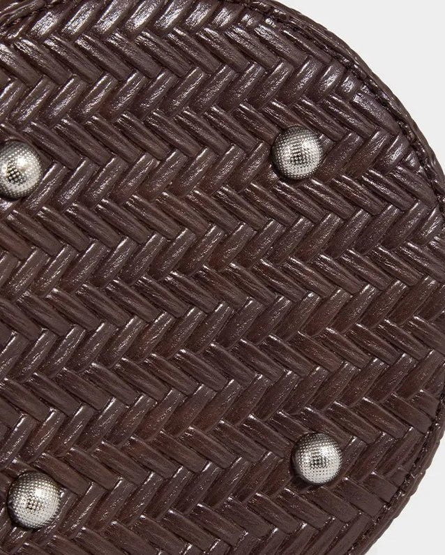 SOERA Meryl Woven Bucket Handbag with Pouch - Handbags - 1005009214177960-;OZ1775031590860362256 Coffee