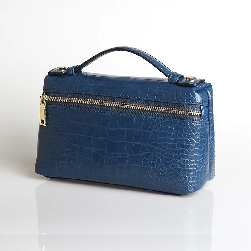 SOERA Minerva Crocodile Pattern Clutch Bag - Handbags -  Pink